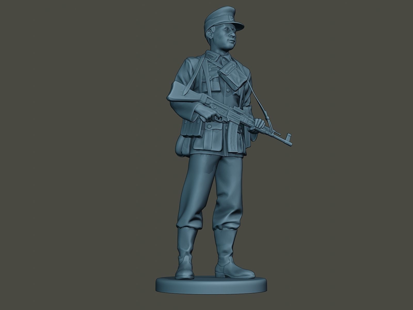 German soldier ww2 Stand Guard G3 3D print model_12