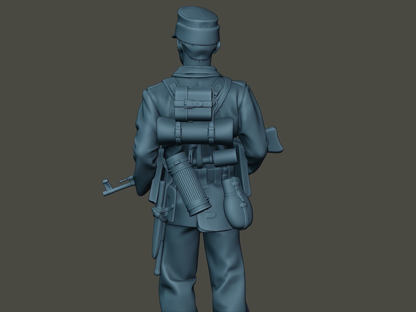 German soldier ww2 Stand Guard G3 3D print model_20