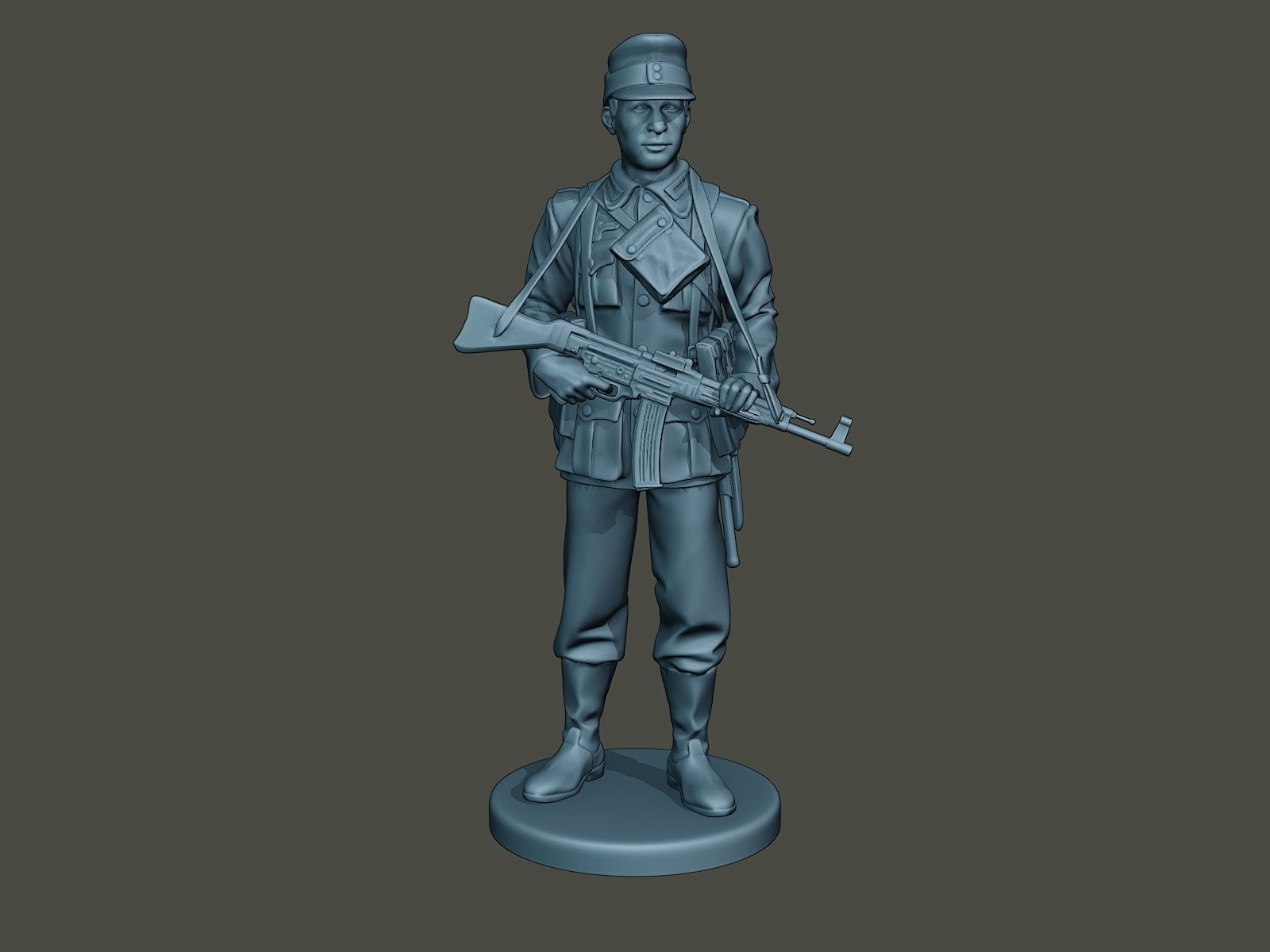 German soldier ww2 Stand Guard G3 3D print model_10