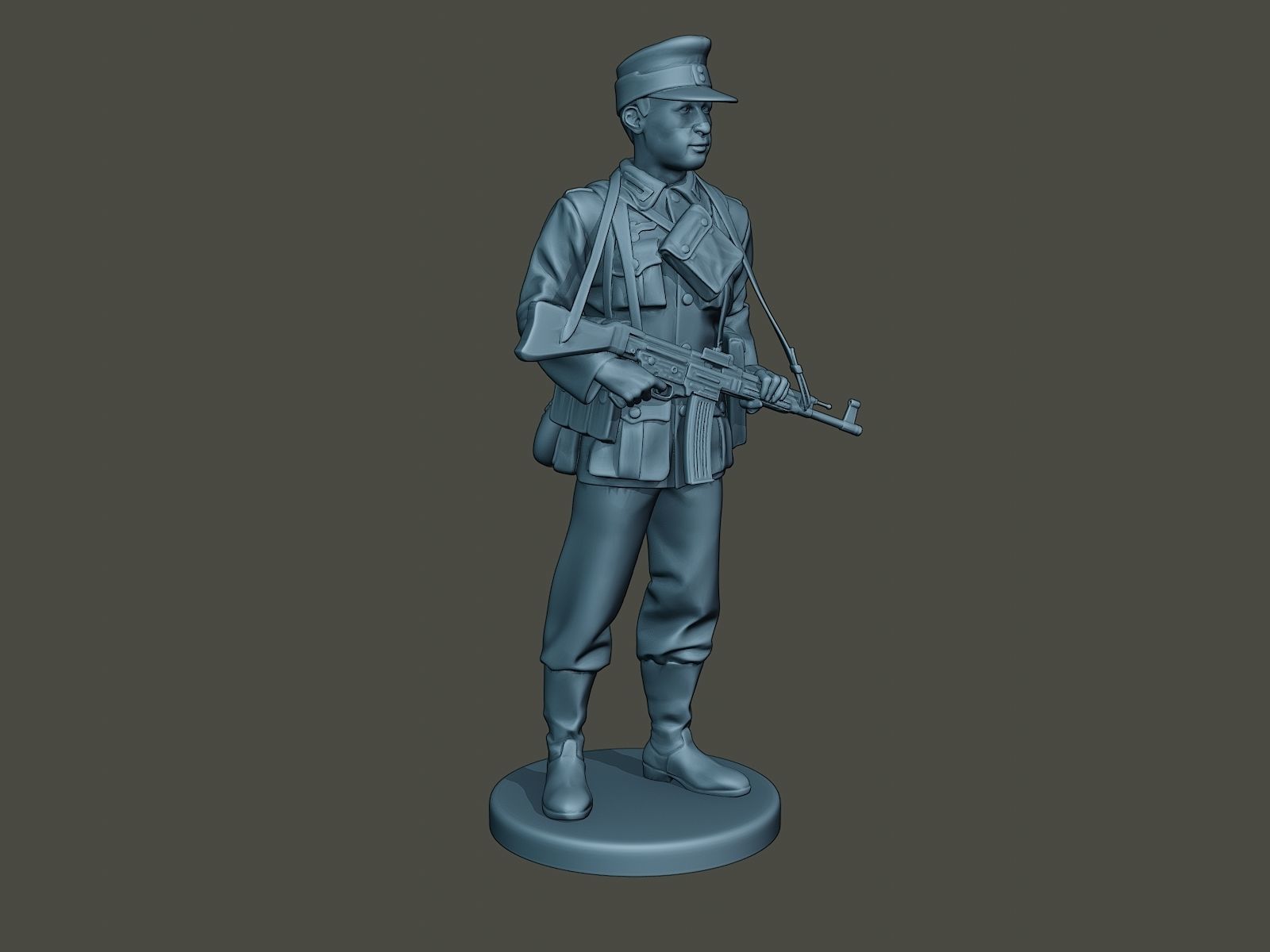 German soldier ww2 Stand Guard G3 3D print model_9