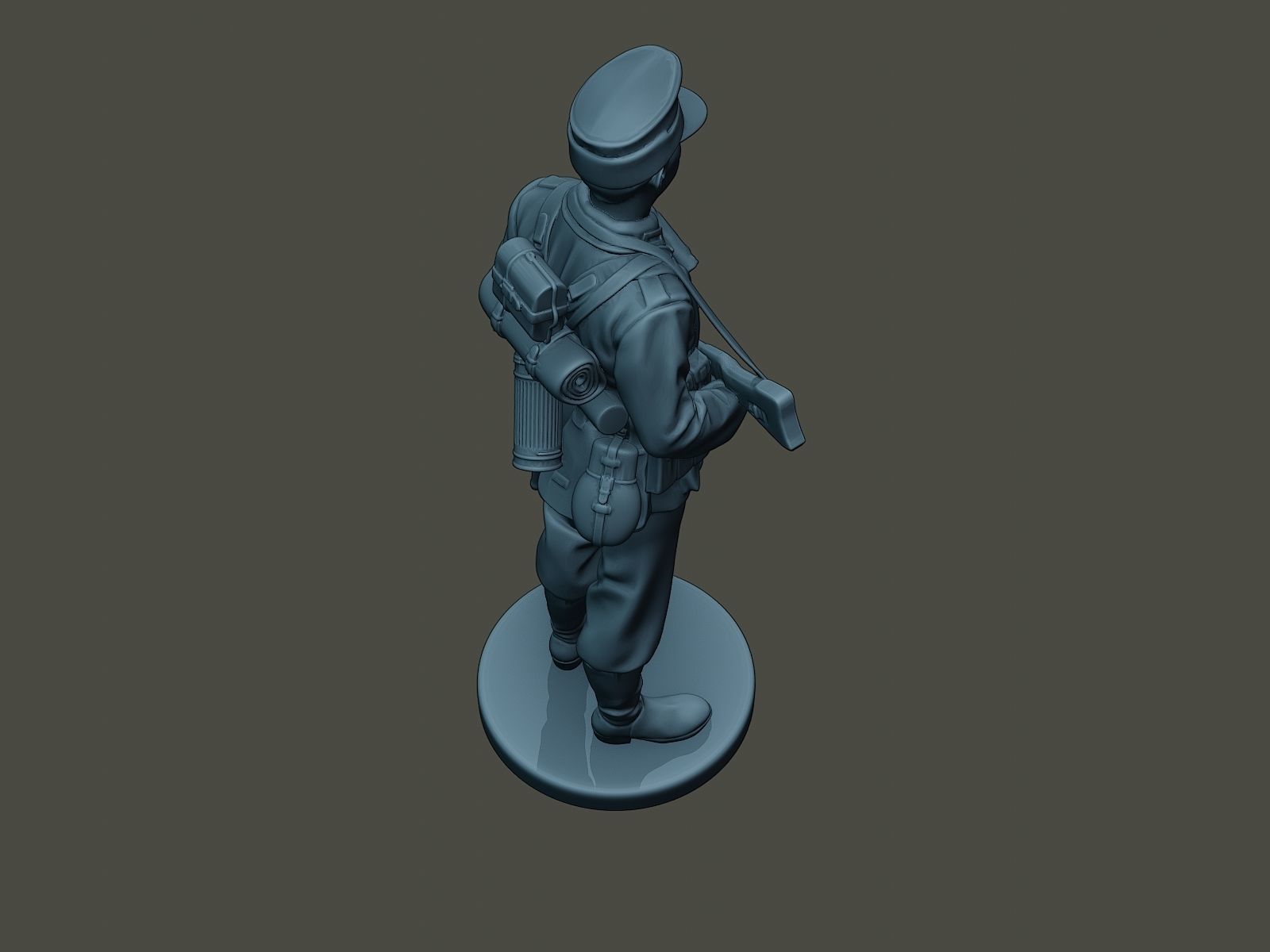 German soldier ww2 Stand Guard G3 3D print model_21