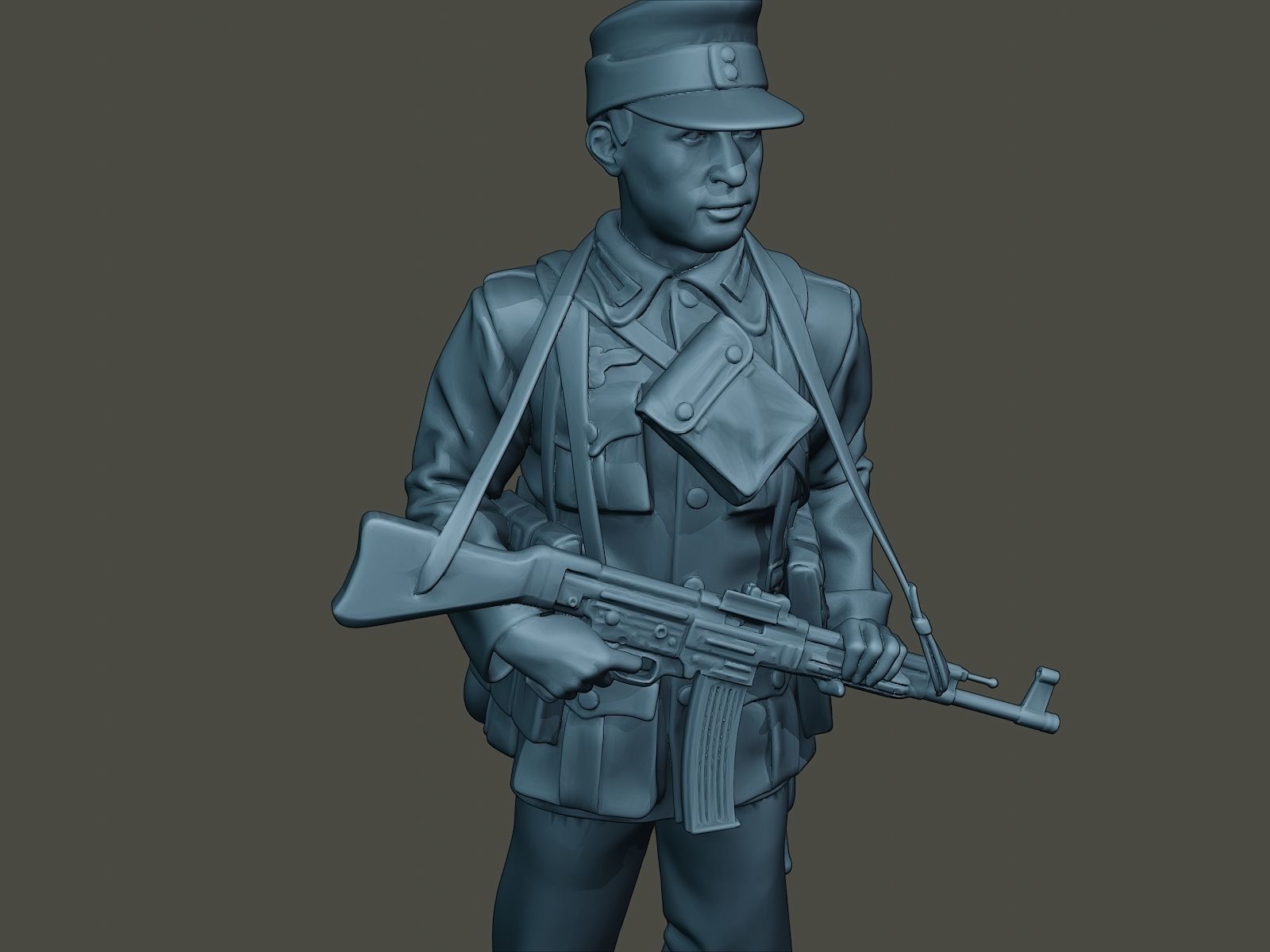 German soldier ww2 Stand Guard G3 3D print model_18
