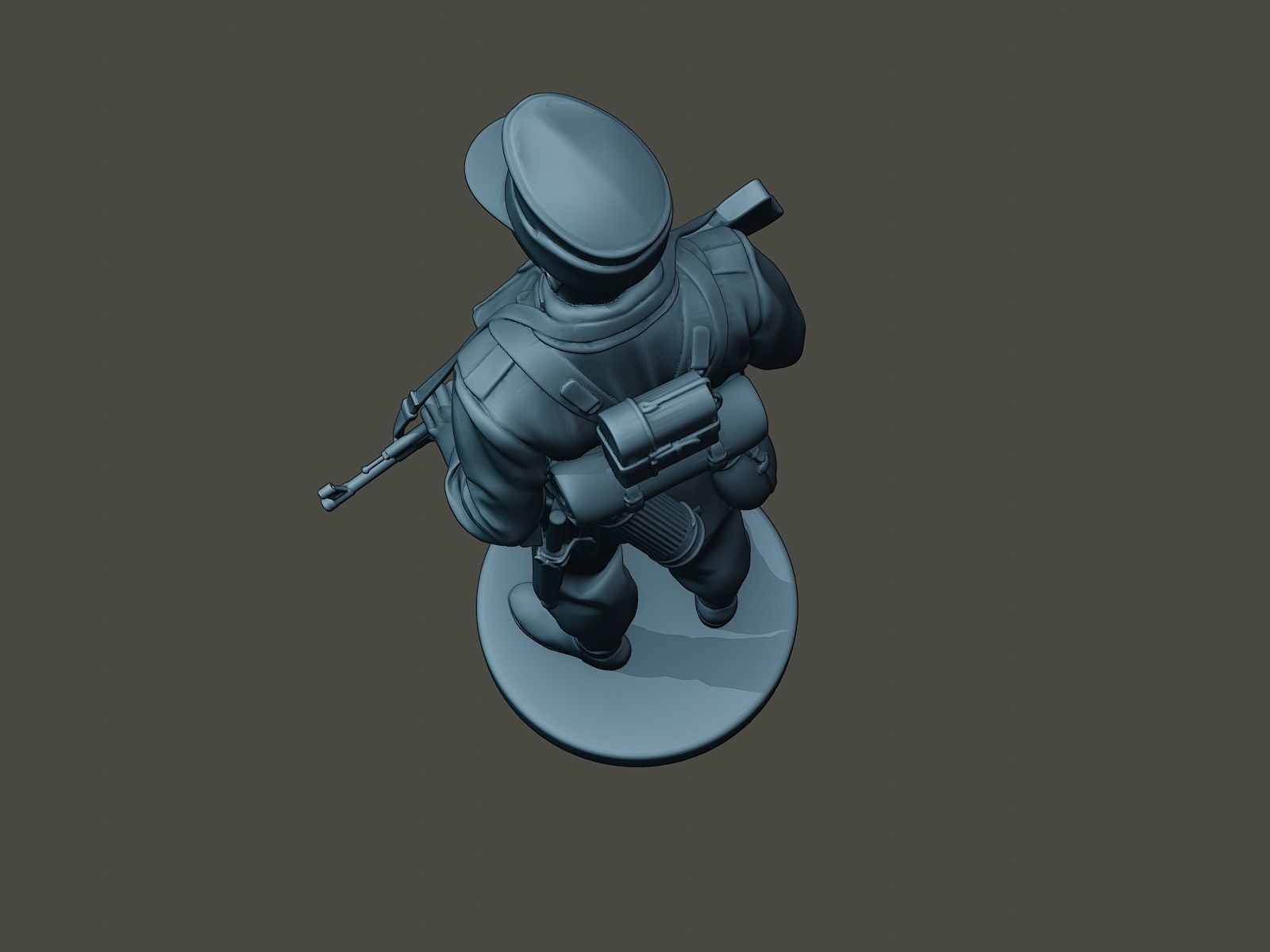 German soldier ww2 Stand Guard G3 3D print model_15