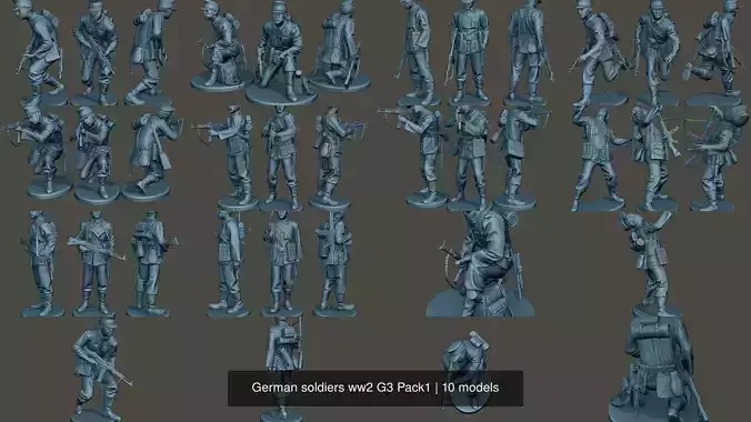 German soldiers ww2 G3 Pack1