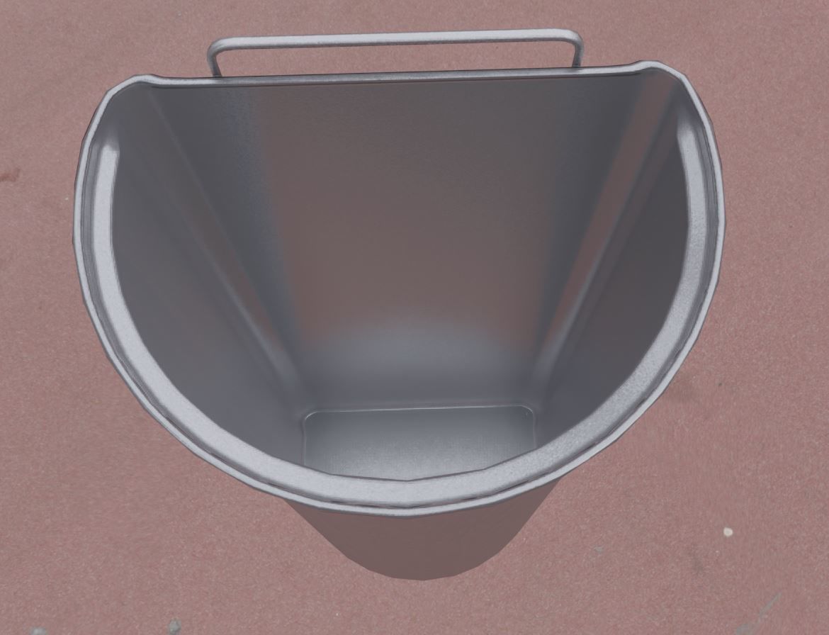 Animated Trash Can Low-Poly Version-1   Low-poly 3D model_5
