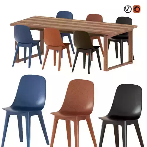MORBYLANGA table AND ODGER chairs