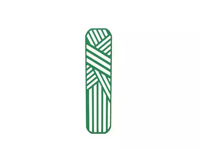 Bookmark bandage with stripes