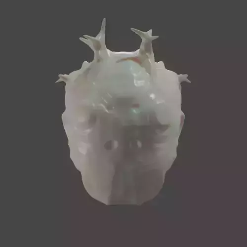 Free Sci-Fi Creature Head Custom Printable 3D