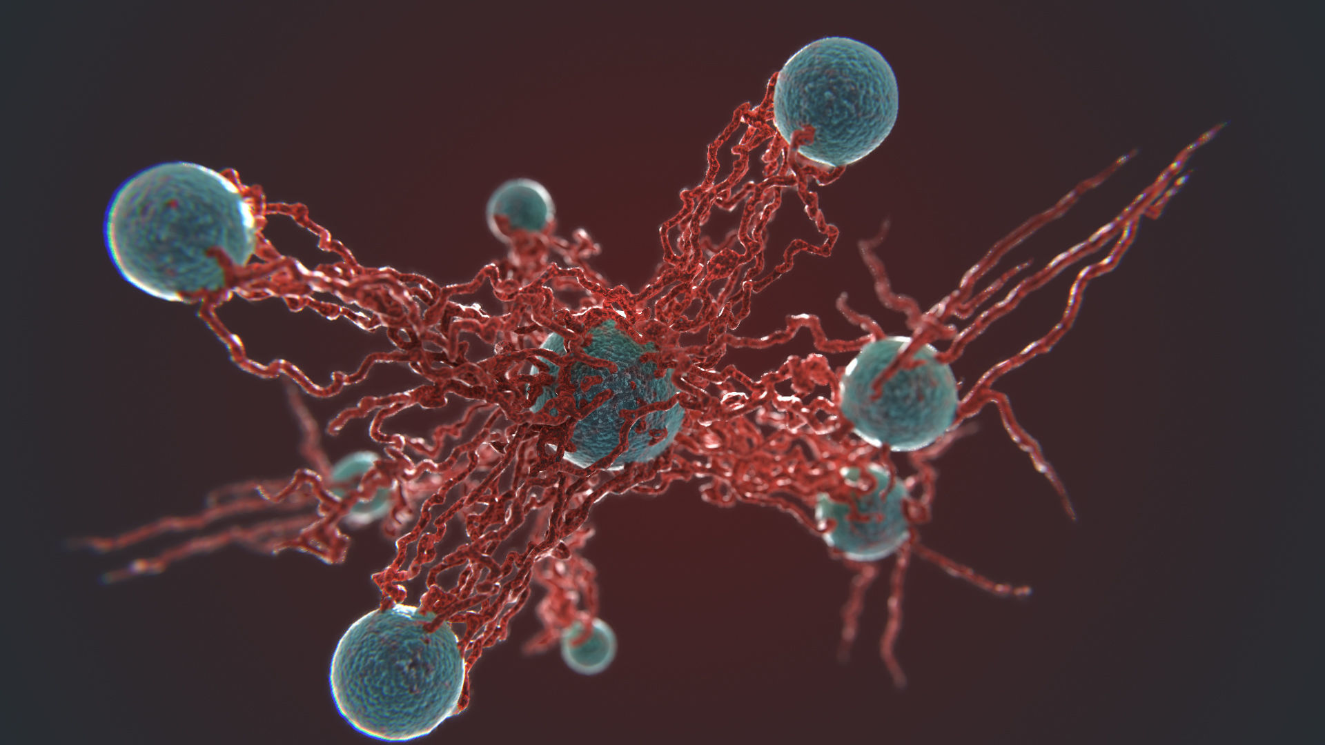 Cancer Growth 4 PBR Low-poly 3D model_7