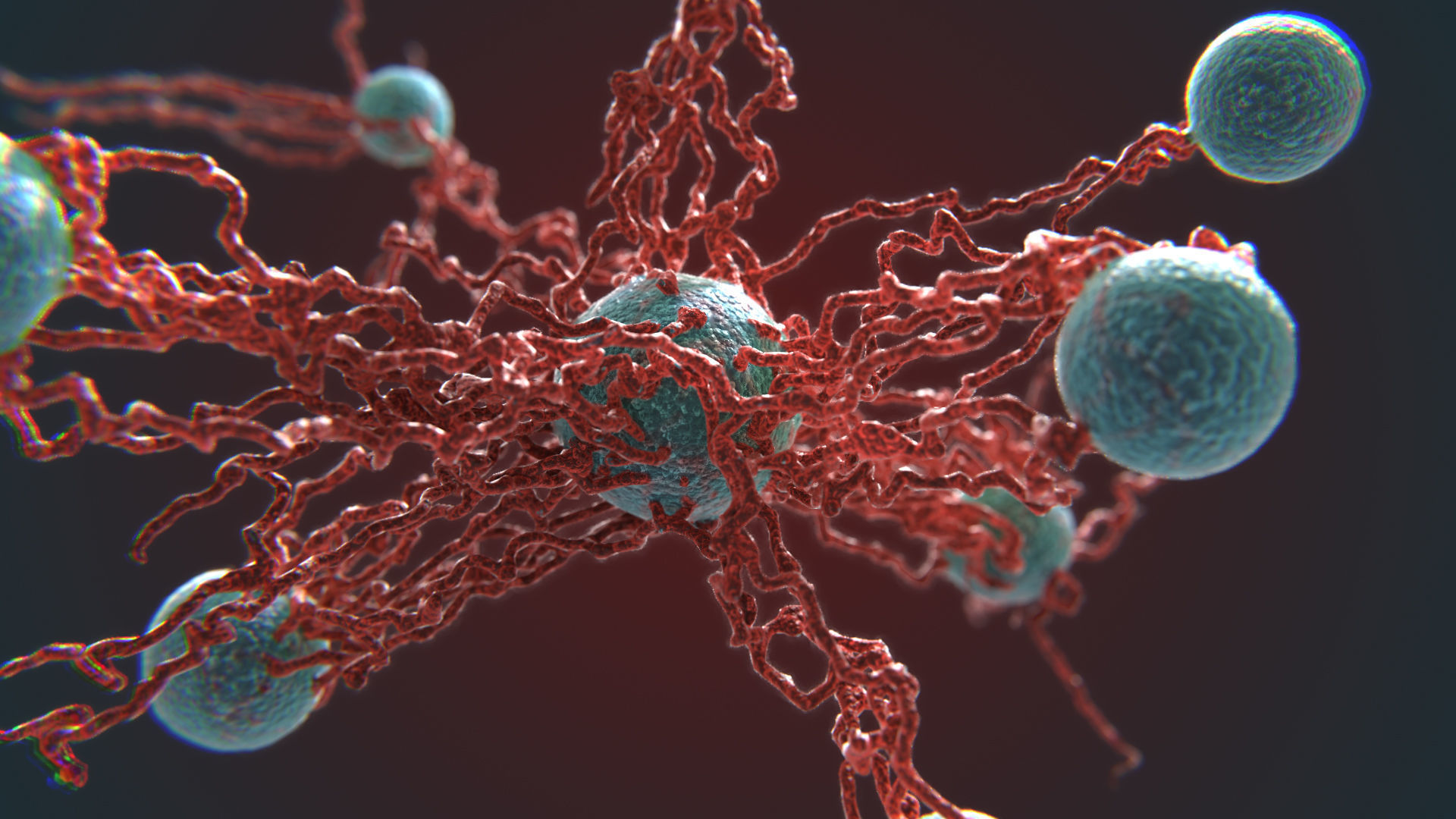 Cancer Growth 4 PBR Low-poly 3D model_4