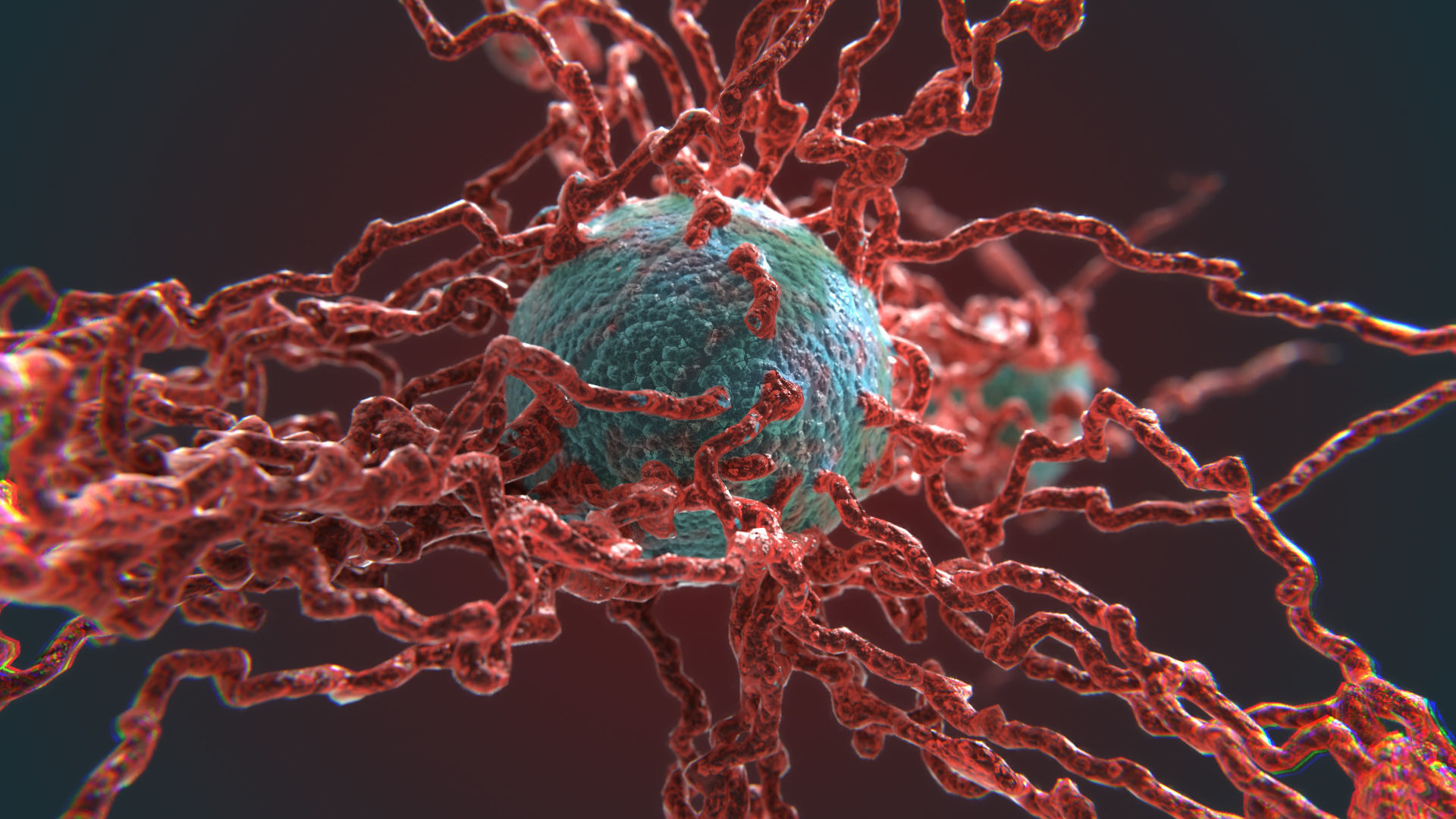 Cancer Growth 4 PBR Low-poly 3D model_3