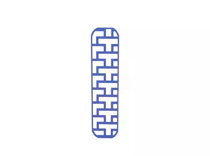 Bookmark lattice pattern