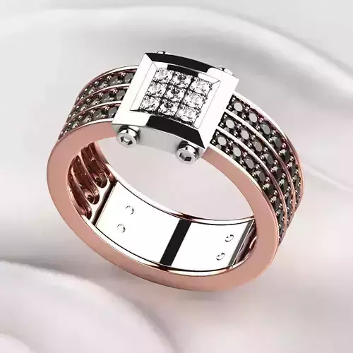 Zancan Style Mens Ring