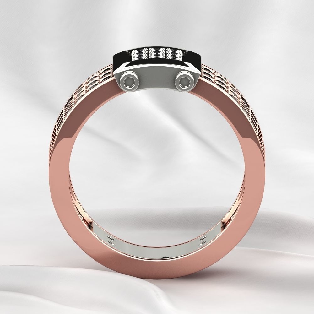 Zancan Style Mens Ring 3D print model_14