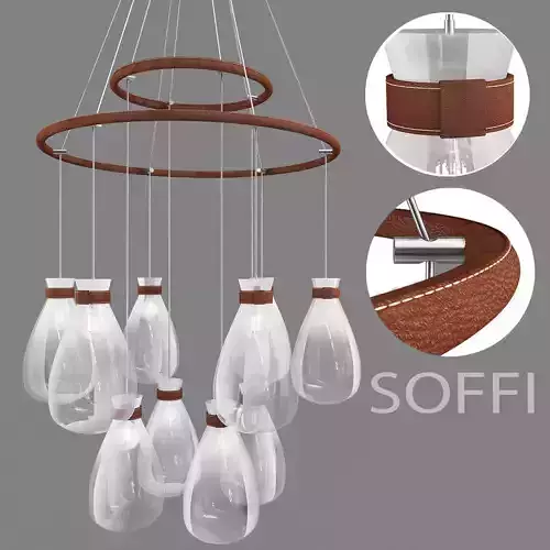 SOFFI softi chandelier 3D model