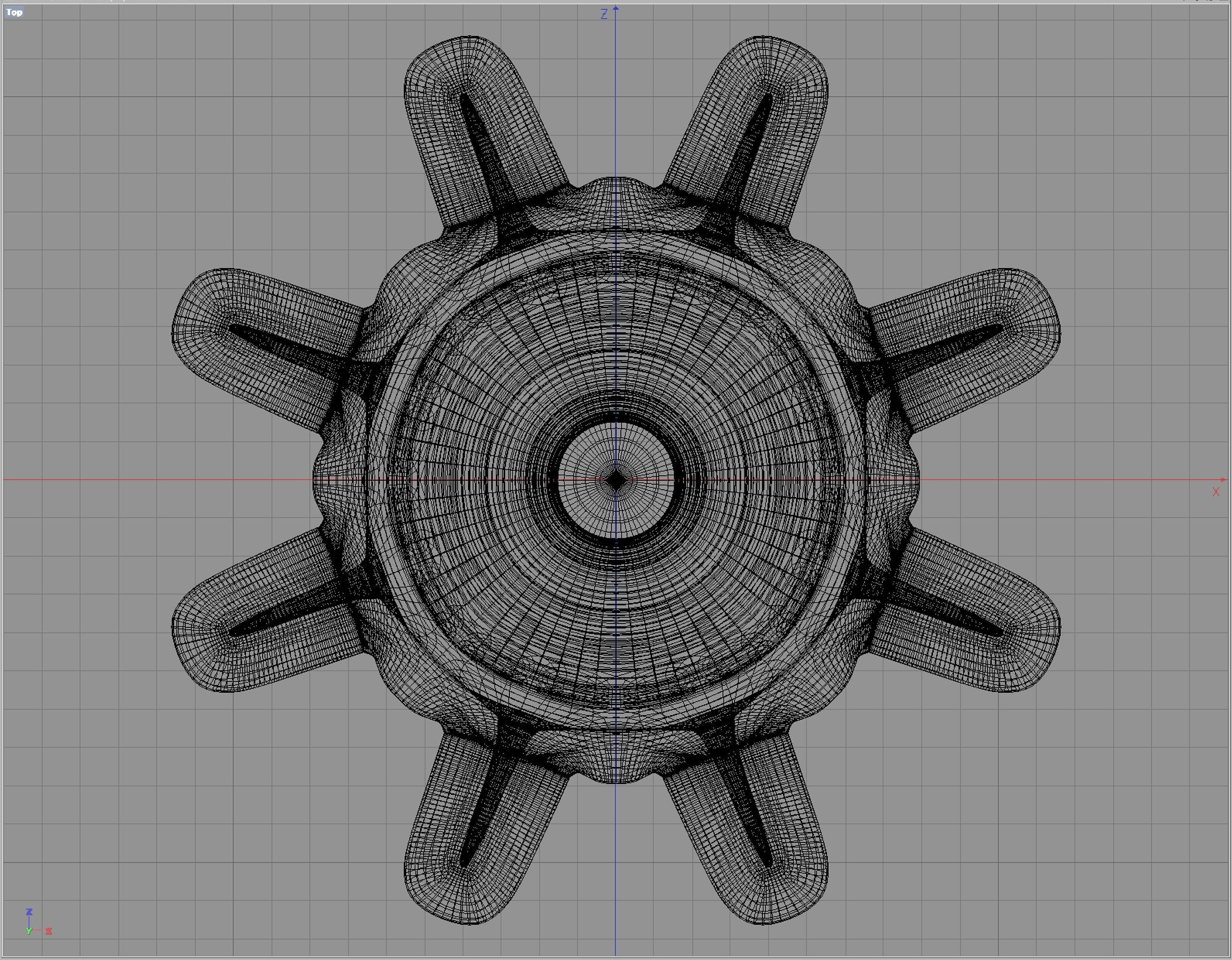 Flowerpot Leaf 1 3D print model_2