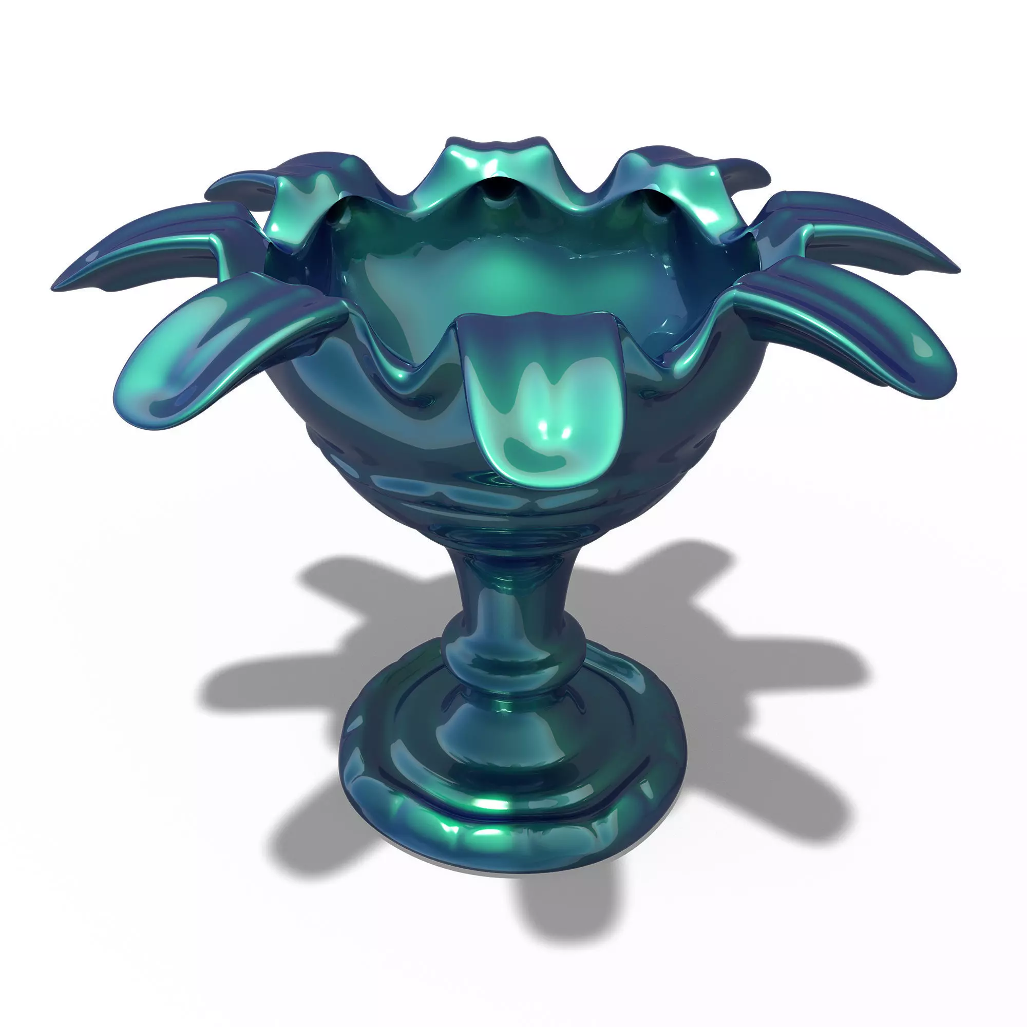 Flowerpot Leaf 1 3D print model_0