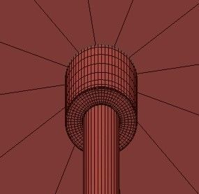 Kletka four caged light bulbs hanging from ceiling 3D model_3