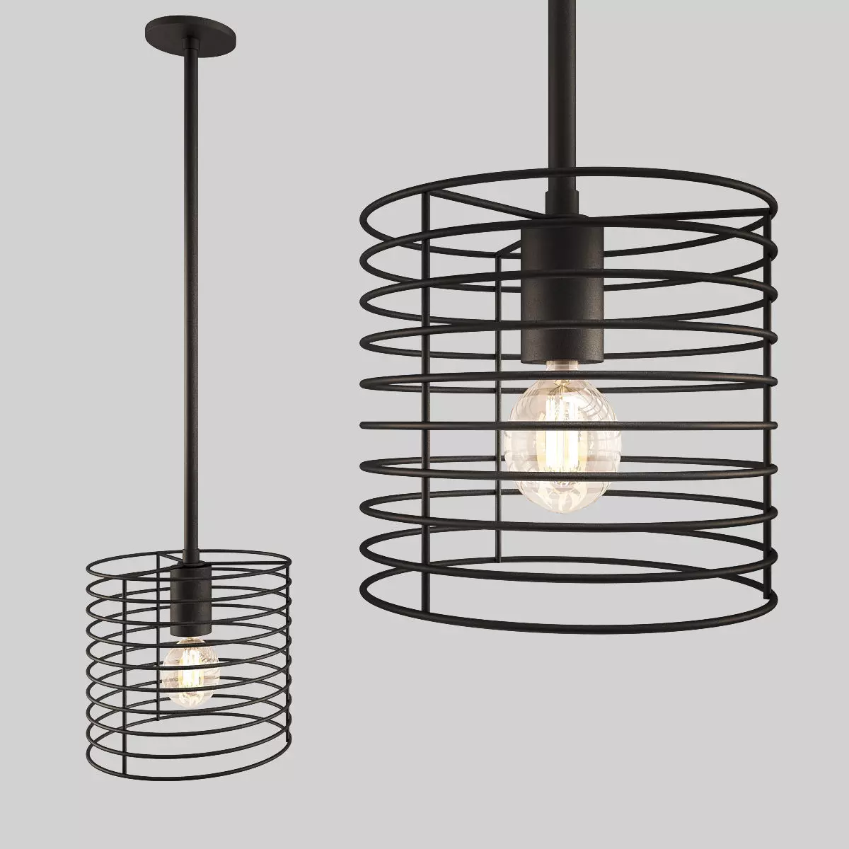 calipco Loft pendant 3D model_0