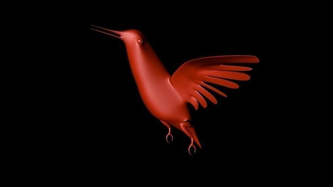 King Fisher 3D Model 3D model