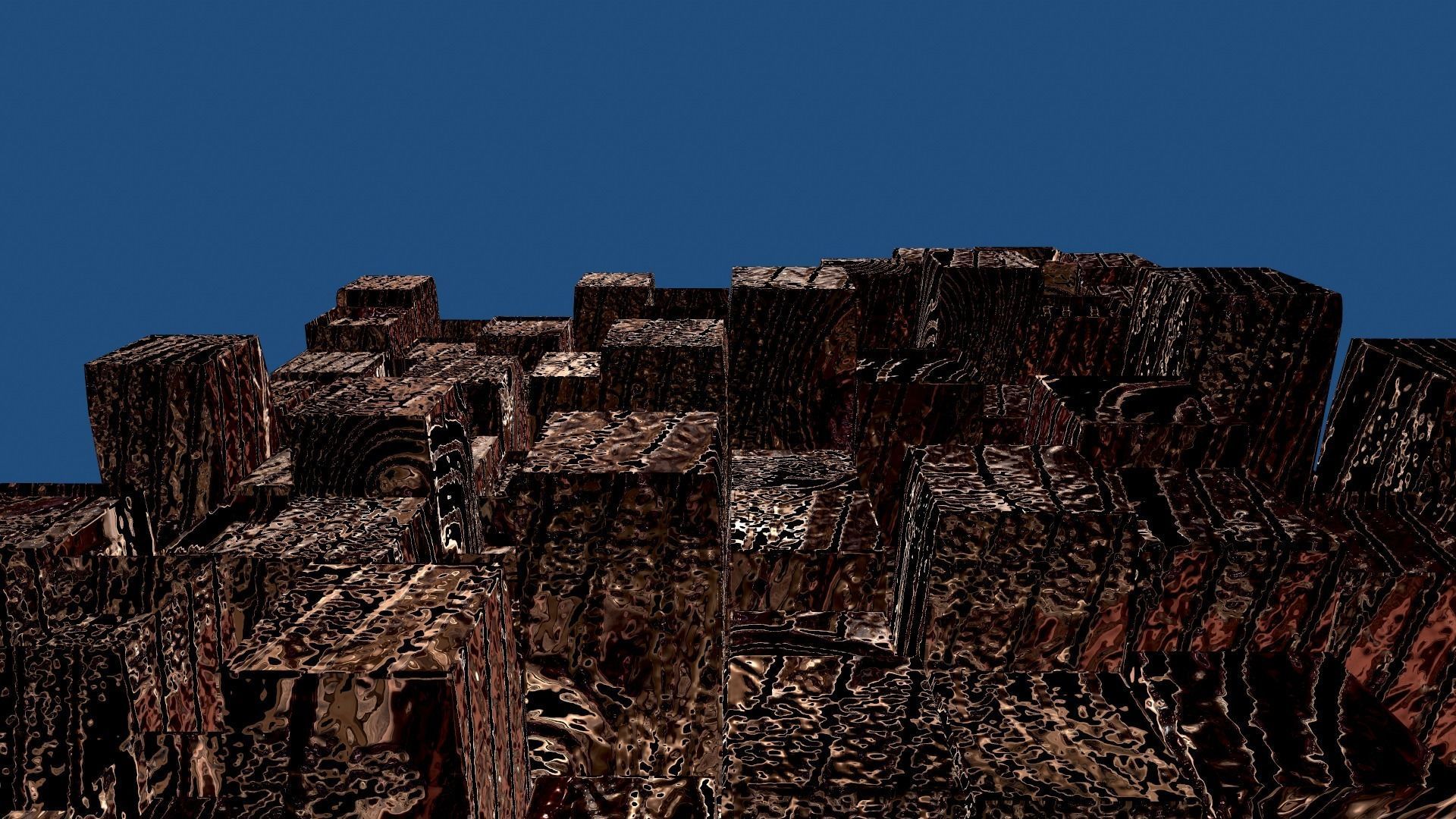 Game Ready Old Building Low-poly 3D model_3