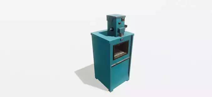 News Stand Low-poly 3D model