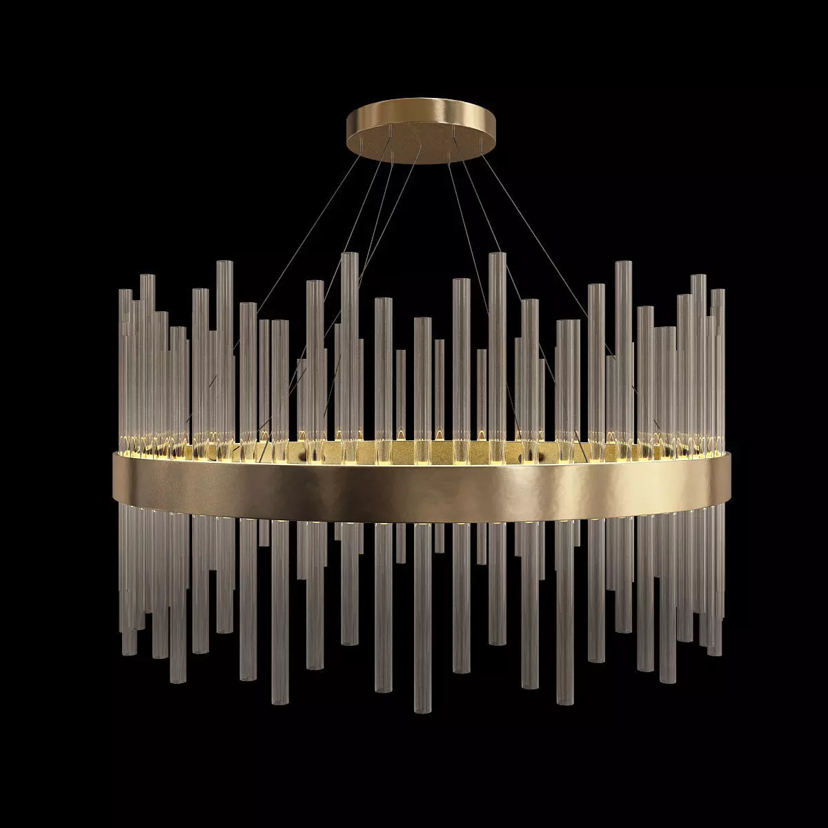 Dallas chandelier 3D model_0
