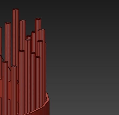 Dallas chandelier 3D model_1