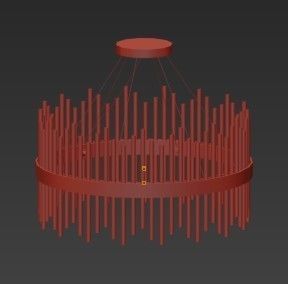 Dallas chandelier 3D model_4