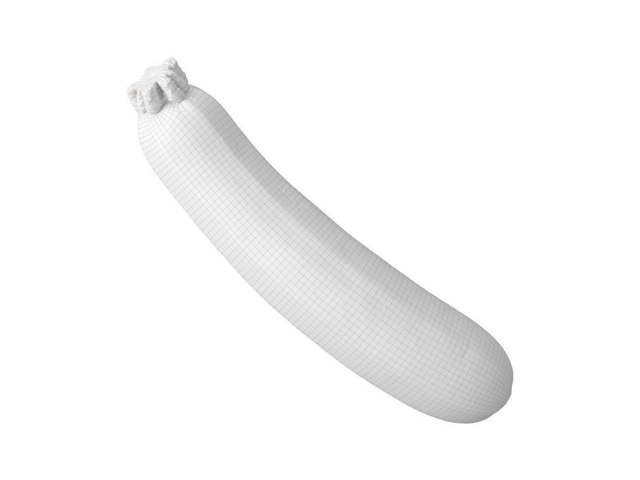 Photorealistic Zucchini 3D Scan 3D model_7