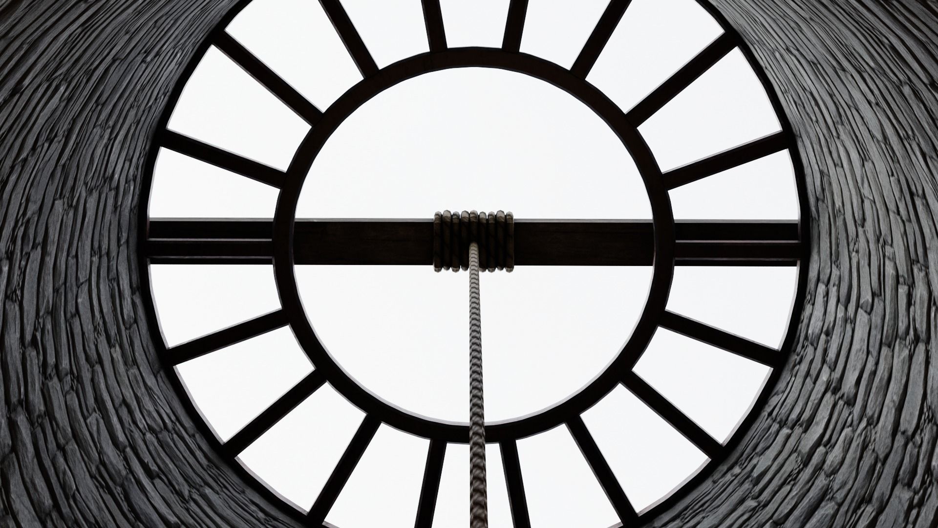 Medieval Well Low-poly 3D model_12