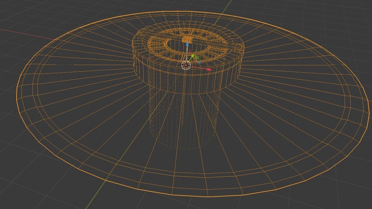 Medieval Well Low-poly 3D model_17