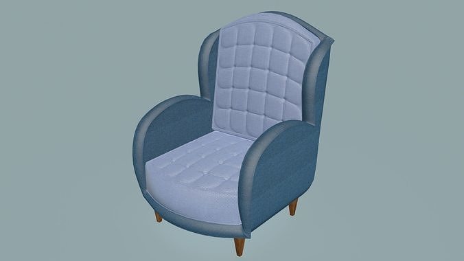 Armchair number seven 3D model
