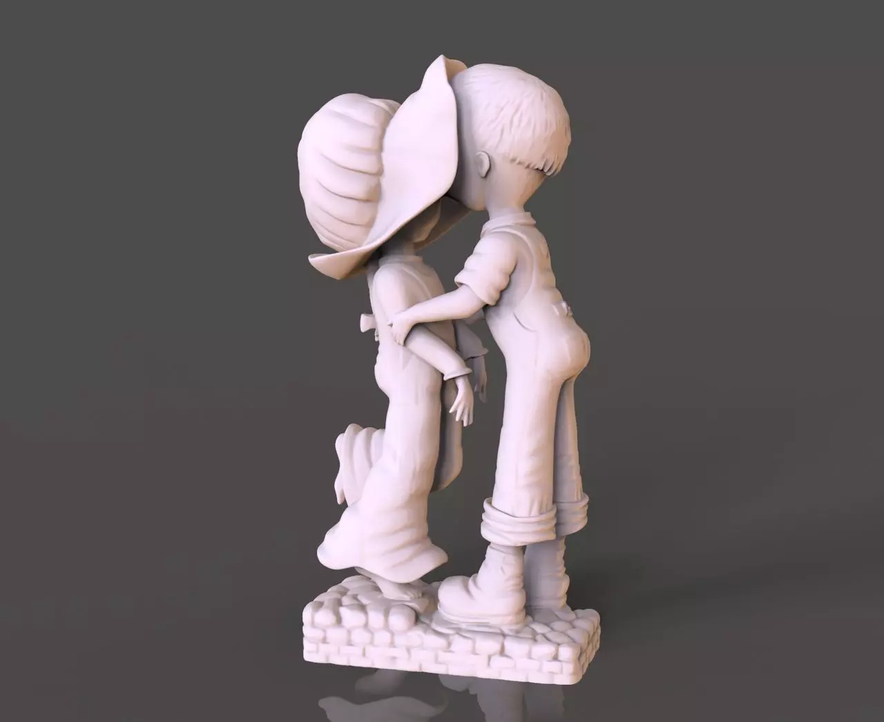 loving couple Free 3D print model