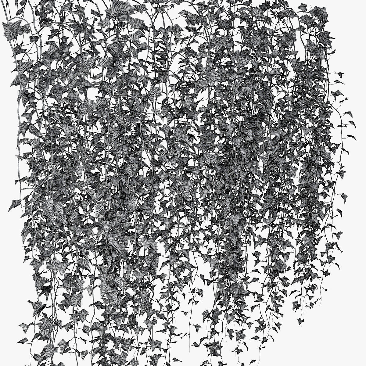 Ivy wall 07 3D model_11