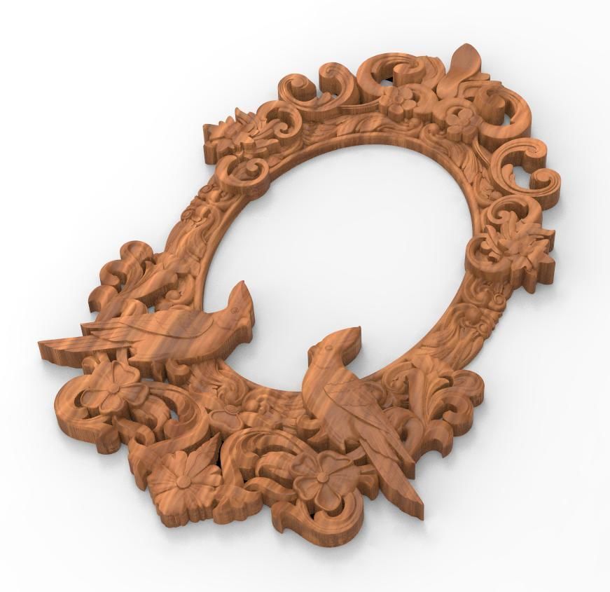 Frame ornament 3D print model_1