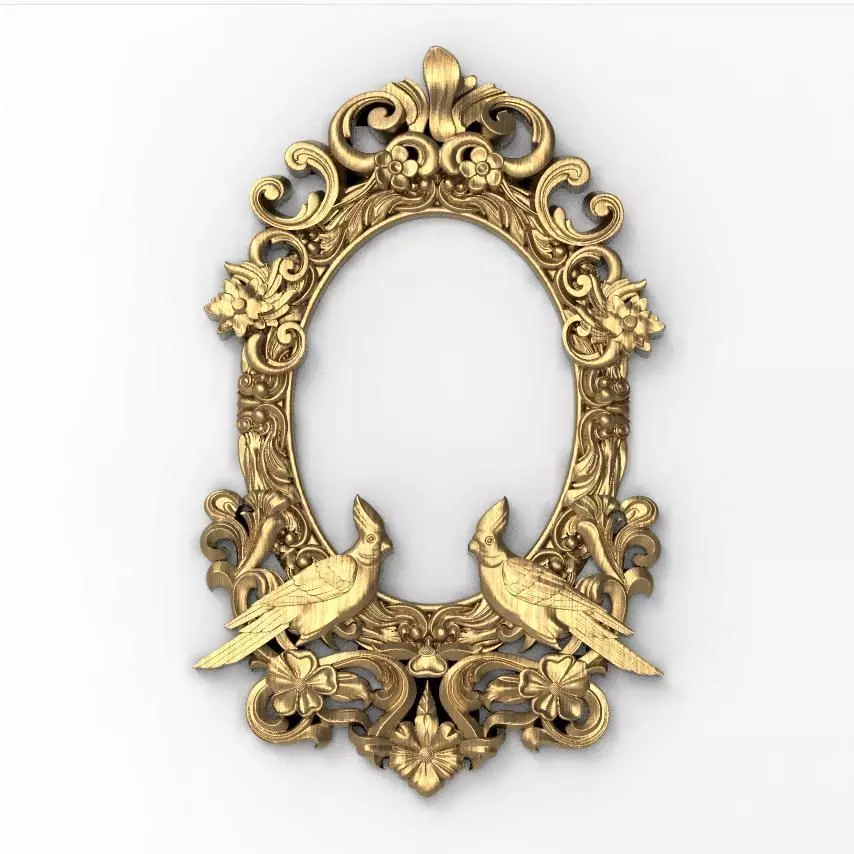 Frame ornament 3D print model_0