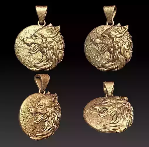 Wolf pendant
