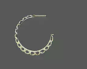 Half Hoop earring 1