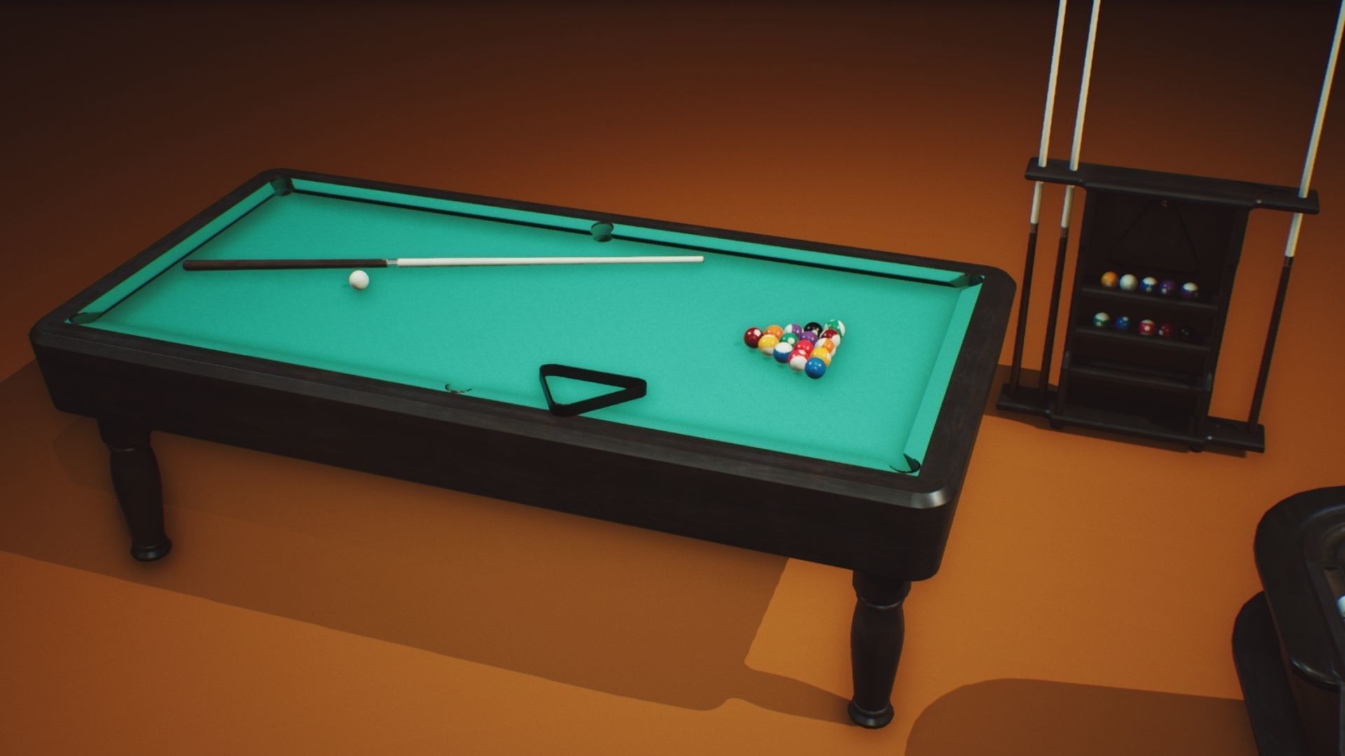 Casino Props Pack UE4 UNITY Low-poly 3D model_8