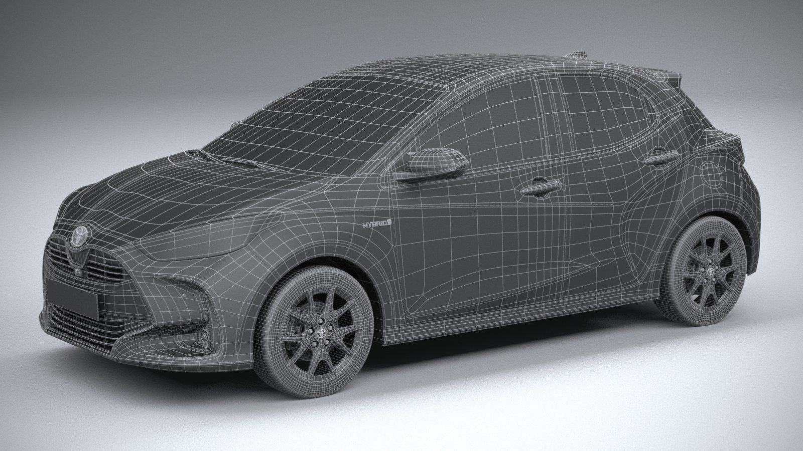 Toyota Yaris 2020 3D model_28
