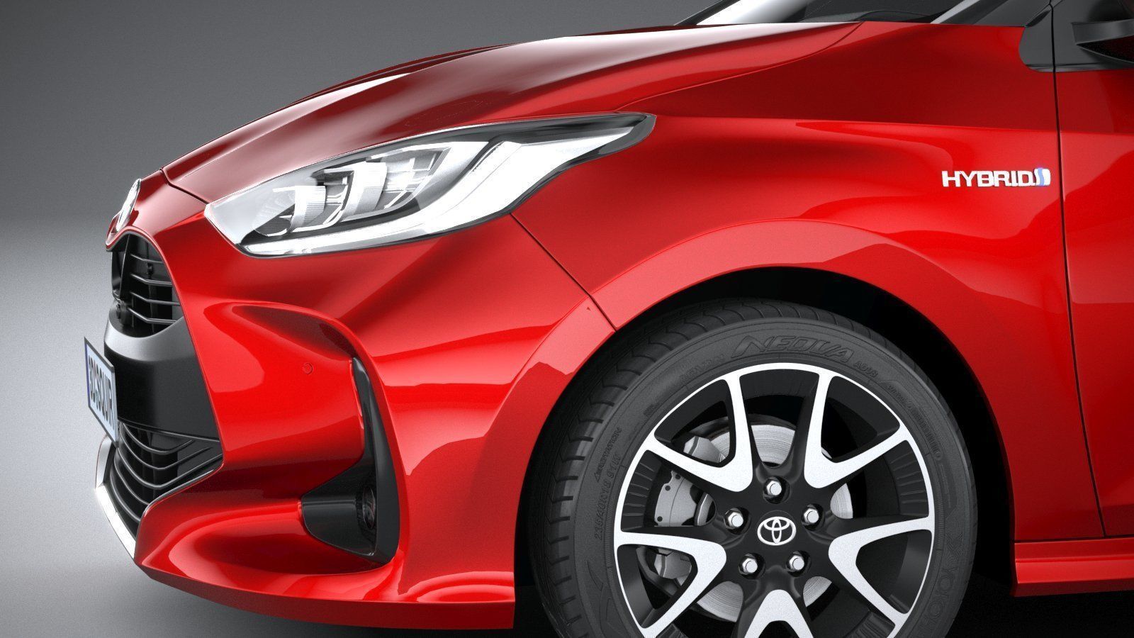 Toyota Yaris 2020 3D model_3