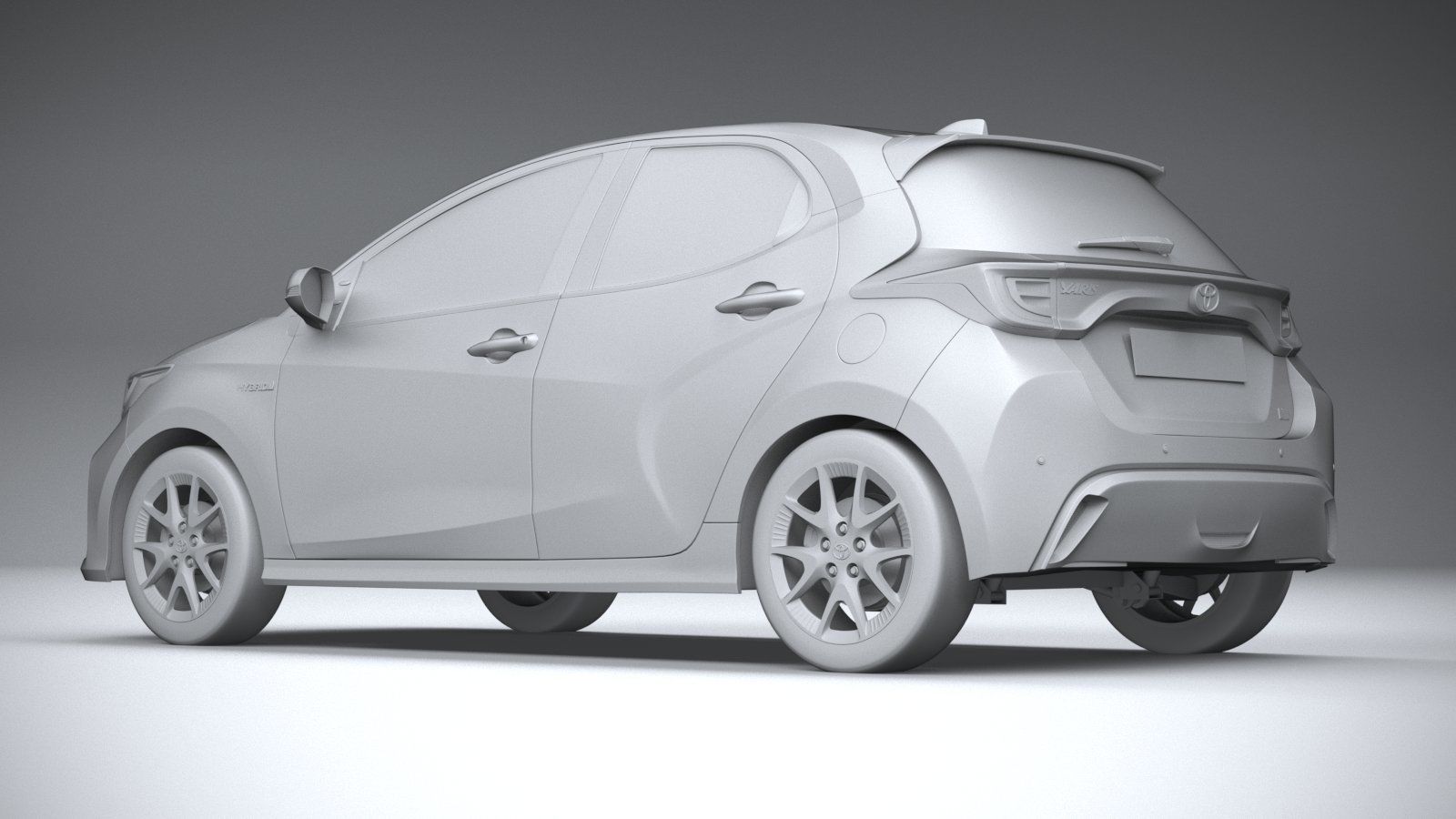 Toyota Yaris 2020 3D model_21