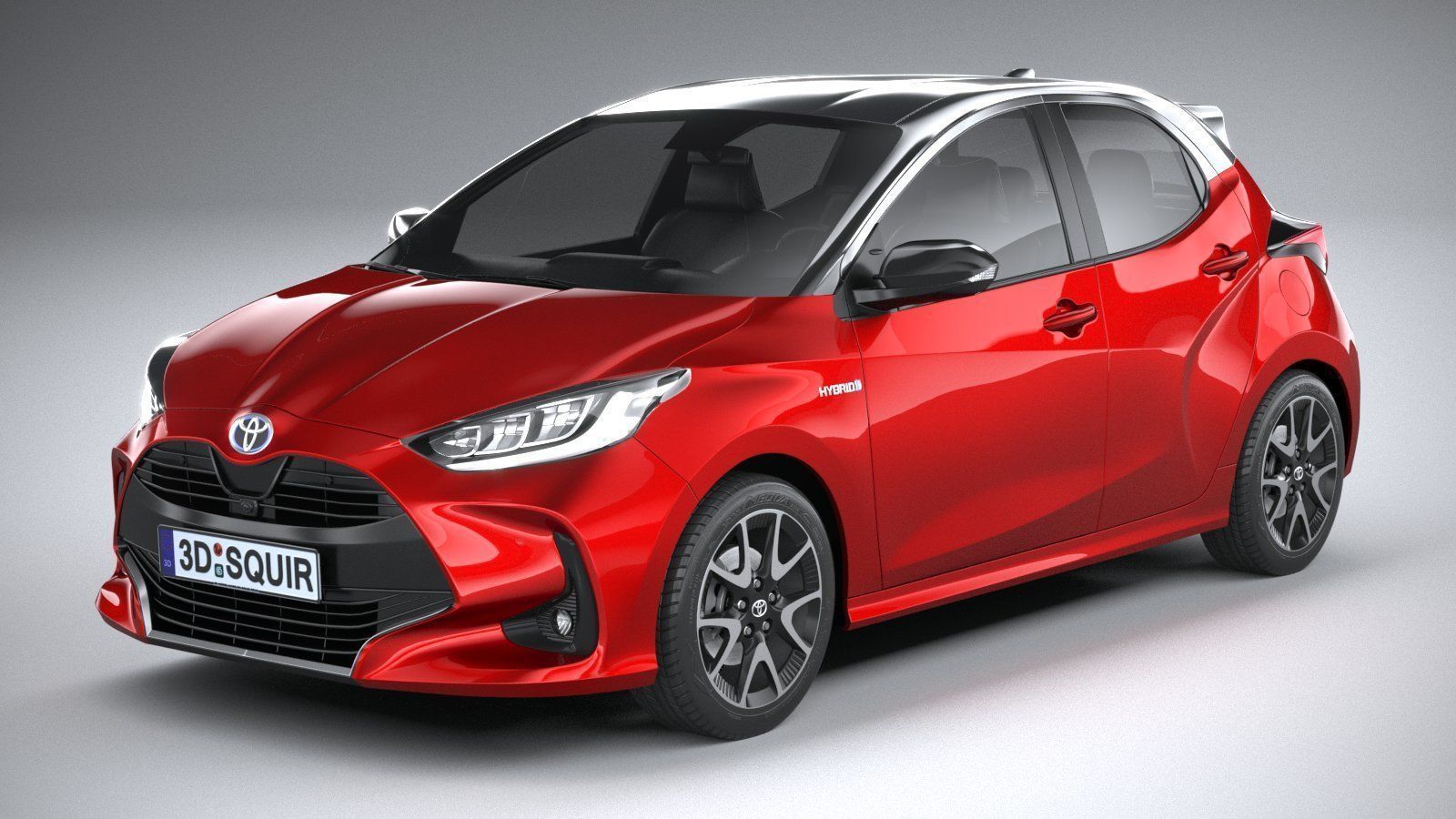 Toyota Yaris 2020 3D model_1