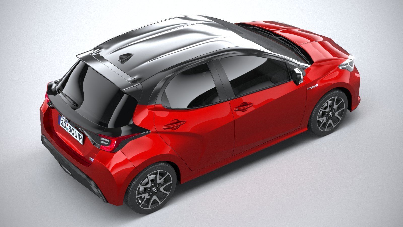 Toyota Yaris 2020 3D model_10
