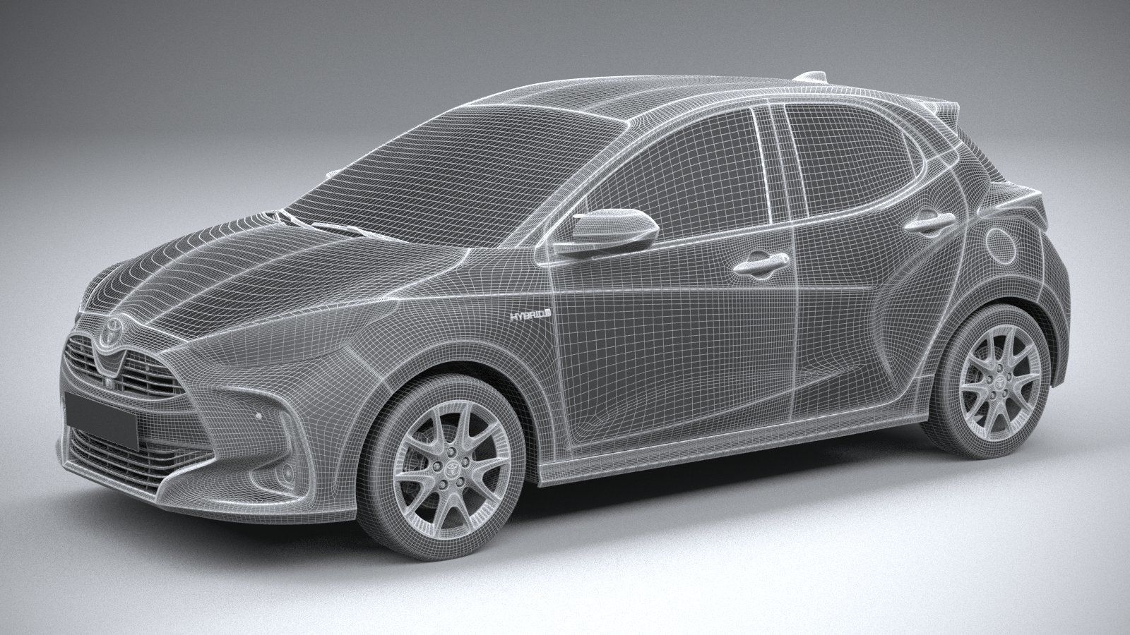 Toyota Yaris 2020 3D model_26