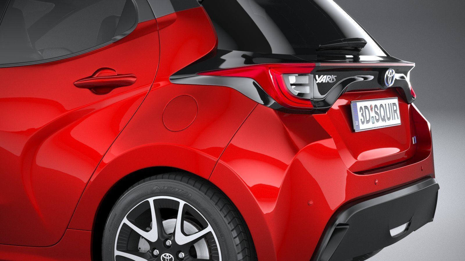 Toyota Yaris 2020 3D model_6