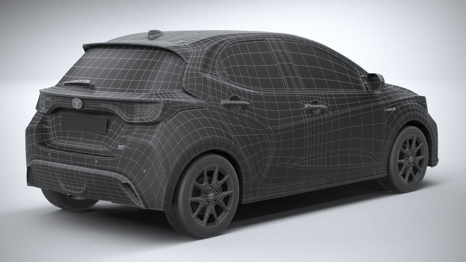 Toyota Yaris 2020 3D model_29
