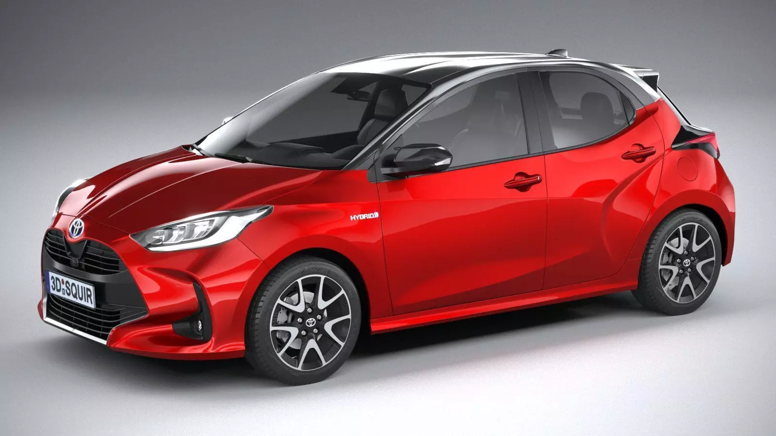 Toyota Yaris 2020 3D model_0