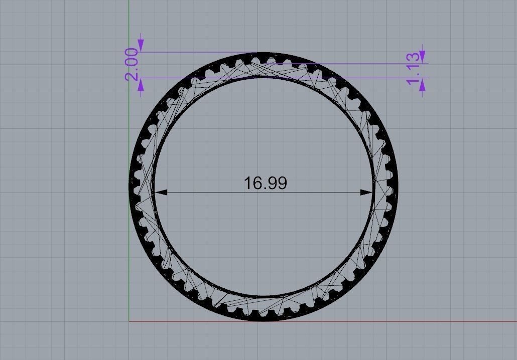 wedding band - ring 3D print model_4